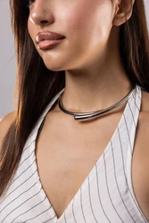 Lia necklace - silver
